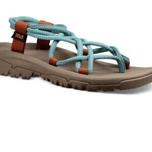 Teva Women's Sandals in Aqua and Brown